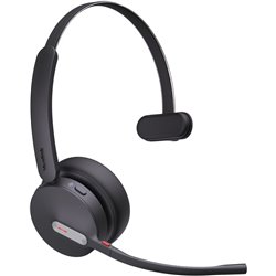 Yealink WH64 Hybrid Mono UC, casque avec microphone, technologie hybride, compatibilité universelle, conception à un oreille, US