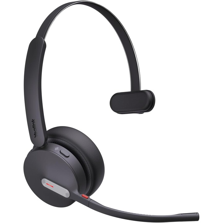 Yealink WH64 Mono UC ibrido, auricolare con microfono, tecnologia ibrida, compatibilità universale, design a un'ear, USB