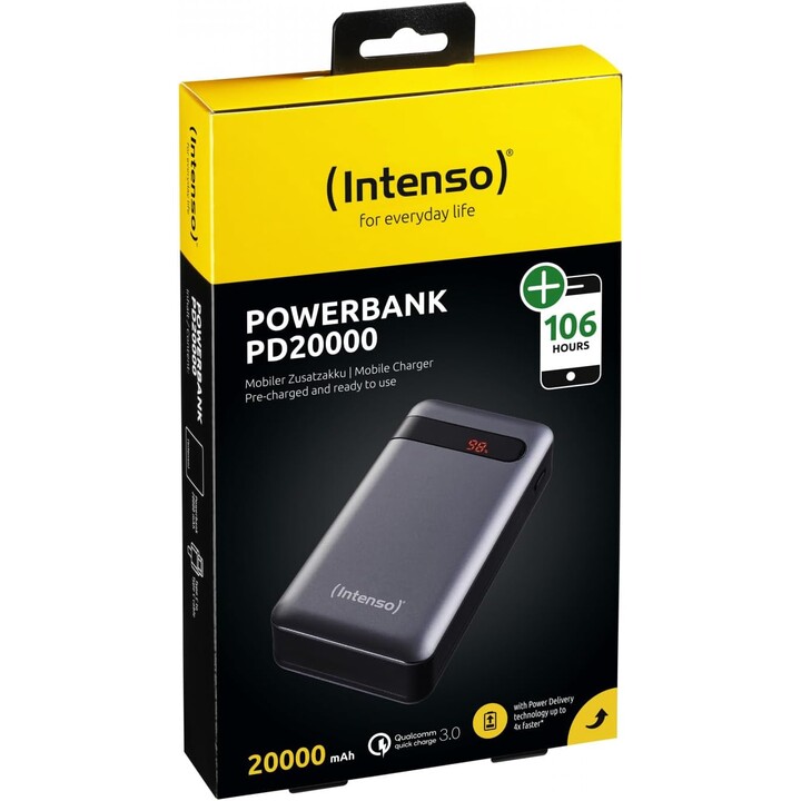Intenso PD20000 Powerbank 20000 mAh Anthrazit