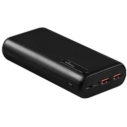 Mediarange MR756, PowerBank 20000 Mah, 18 W, 74 Wh, negro