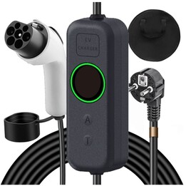 Chargeur de voiture électrique EV 16A/3,5KW/10M avec tête de prise