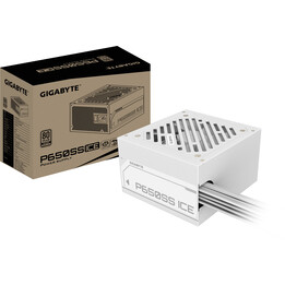 Fuente de alimentación|GIGABYTE|GP-P650SS ICE|650 Watts|Eficiencia 80 PLUS SILVER|PFC Activo|MTBF 100000 horas|GP-P650SSICE