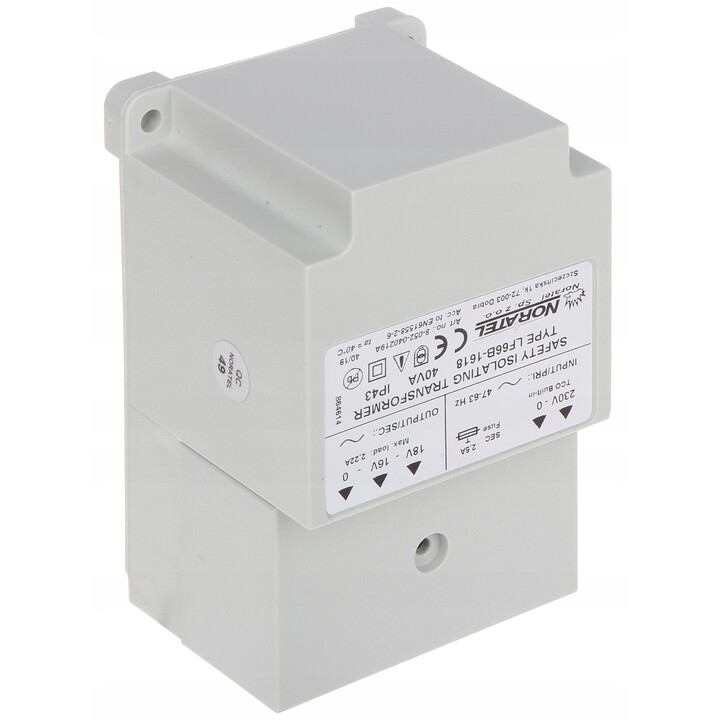 TRANSFORMER 230V/18V DC 40VA/TR40VA SATEL
