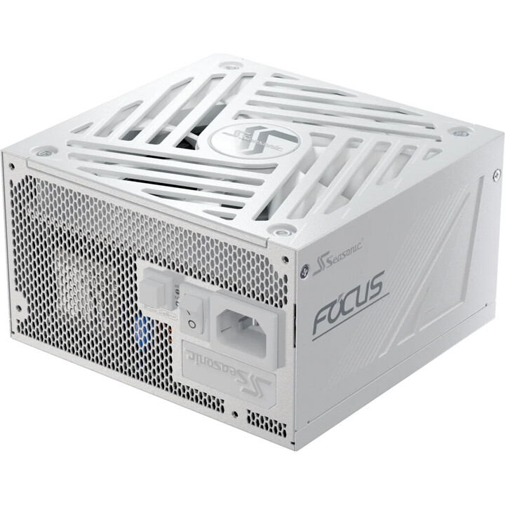 Alimentazione elettrica|SEASONIC|FOCUS GX White ATX 3 (2024)|850 Watt|Efficienza 80 PLUS GOLD|MTBF 100000 ore|FOCUS-GX-850-V4-WH
