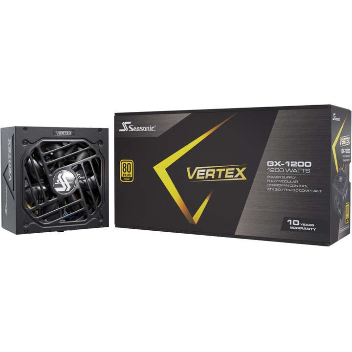 Alimentazione | SEASONIC | VERTEX GX | 1200 Watt | Efficienza 80 PLUS GOLD | MTBF 100000 ore | VERTEXGX-1200