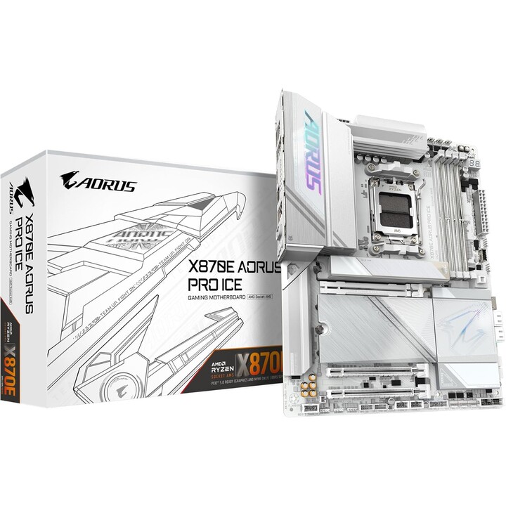 Placa-mãe Gigabyte X870E AORUS PRO ICE