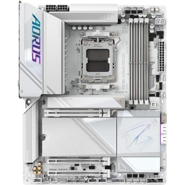 Placa-mãe Gigabyte X870E AORUS PRO ICE
