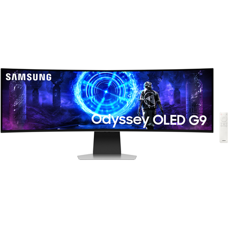 Moniteur|SAMSUNG|49"|Gaming/Incurvé|5120x1440|32:9|0,03 ms|Haut-parleurs|Hauteur réglable|Inclinaison|Couleur Argent|LS49DG