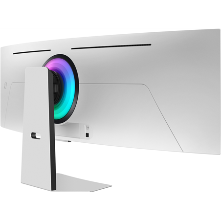 Moniteur|SAMSUNG|49"|Gaming/Incurvé|5120x1440|32:9|0,03 ms|Haut-parleurs|Hauteur réglable|Inclinaison|Couleur Argent|LS49DG