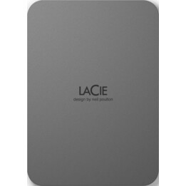 Disco duro externo|LACIE|Mobile Drive Secure|STLR4000400|4TB|USB-C|USB 3.2|Color gris espacial|STLR4000400