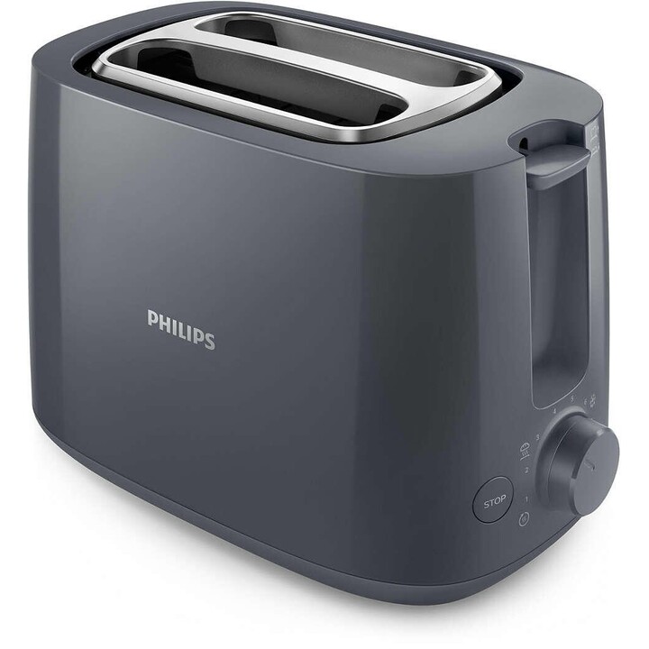 Philips Daily Collection HD2581 - Toaster - Dunkelgrau