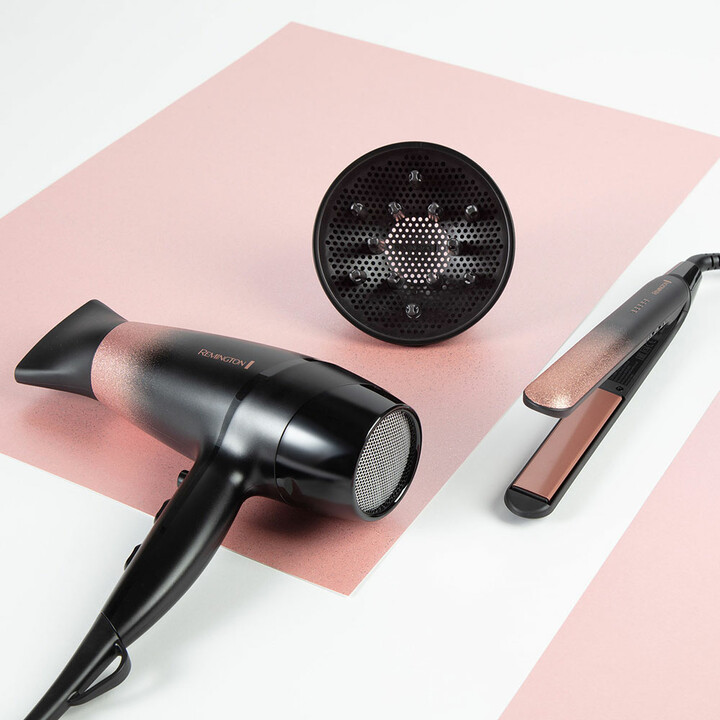 Sèche-cheveux Remington d5305 rose shimmer ionic 2200w
