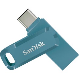 Clé USB SanDisk Ultra Dual Drive Go 128 Go USB-C et USB-A bleu