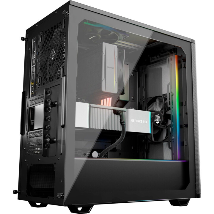 CAJA MIDITOWER ATX SIN FUENTE DE ALIMENTACIÓN/BASE PURA 501DX BGW76 BE QUIET
