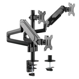 Support de bureau pour trois écrans (17"-27")