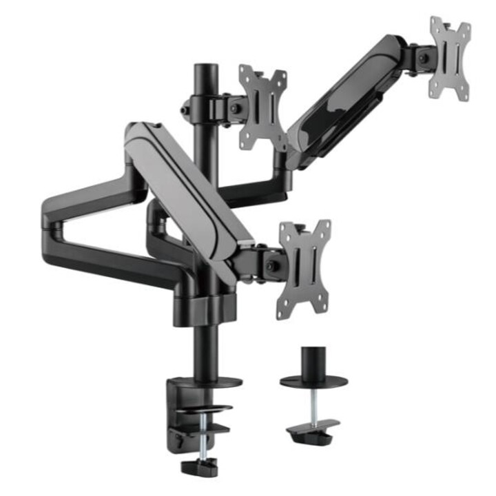 Soporte de sobremesa para monitor triple de 17"-27
