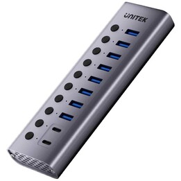Unitek USB C/USB A Hub 10-in-1 5Gbps mit Port-Switches