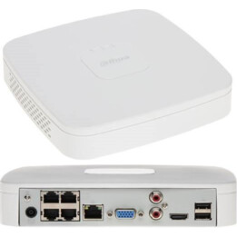 GRAVADOR DE VÍDEO NET 4CH 4POE/NVR4104-P-EI DAHUA