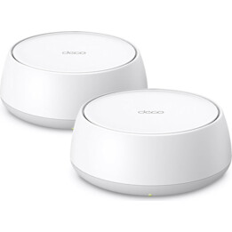 Router inalámbrico|TP-LINK|Router inalámbrico|Paquete de 2|5000 Mbps|Mesh|Wi-Fi 7|2x2.5GbE|Puertos LAN WAN 2|Número de antenas