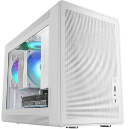 Boîtier de jeu mini-tour Mars Gaming MC-XPS/Blanc