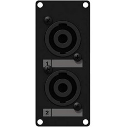 Panel 2 with SpeakON (M) CAYMON CASY142/B