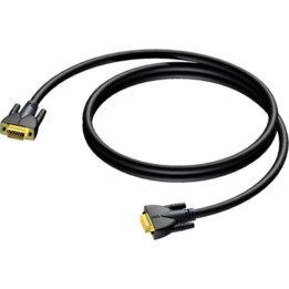 Câble noir ProCAB D-SUB (VGA) à D-SUB (VGA) 15 m