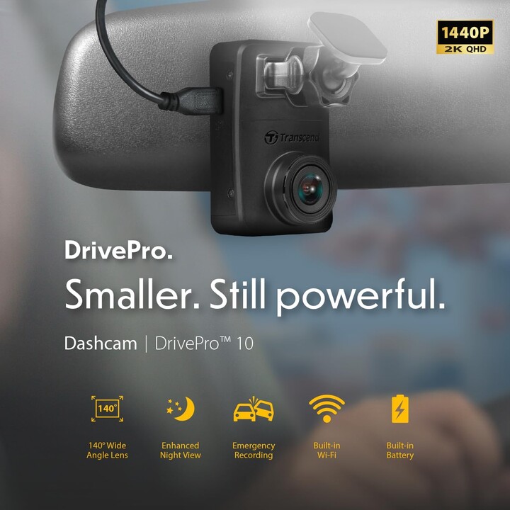 GRAVADOR DE VEÍCULO DRIVEPRO 10/64GB TS-DP10A-64G TRANSCEND