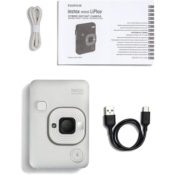 FOTOCAMERA ISTANTANEA INSTAX LIPLAY/MISTY WHITE FUJIFILM