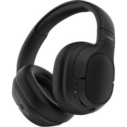 Belkin Soundform, Isolar fones de ouvido sem fio Bluetooth, cancelamento de ruído ativo híbrido, microfone, 60 horas, preto