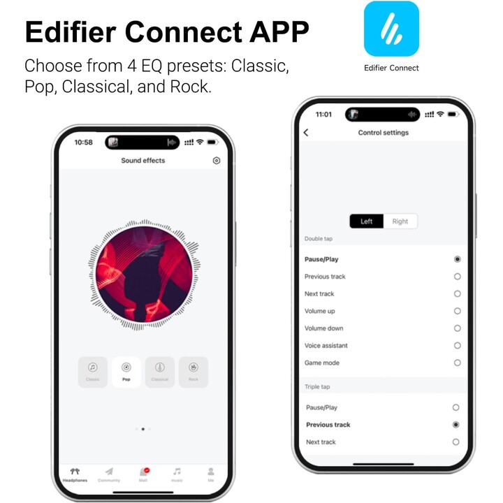 Edifier X5 Lite Blanco - Auriculares Bluetooth