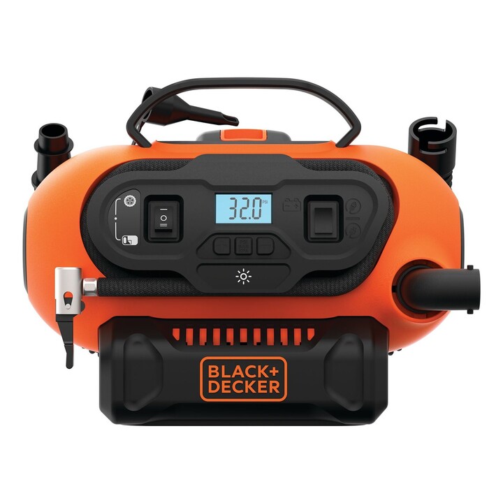 Black & Decker BDCINF18N-QS compresor de aire 160 l/min Bomba de aire/conexión a la toma del encendedor