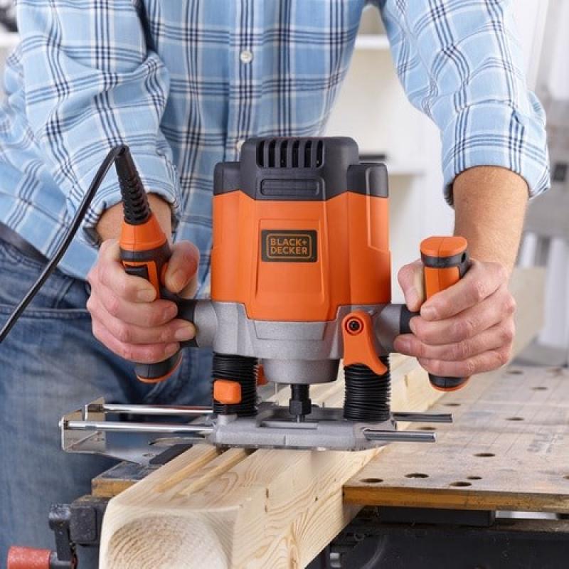 Black & Decker KW1200EKA-QS baldosa cerámica router 1200 W