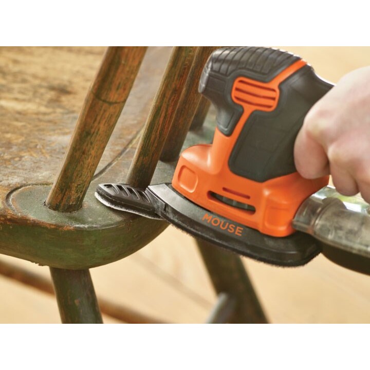 Black+Decker KA2500K Mouse detail sander 120 W compact red