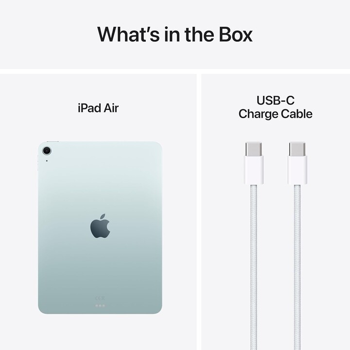 Apple iPad Air 11 2025 WIFI, 128GB, 7th Gen, M3 Chip, 12MP Camera, Blue