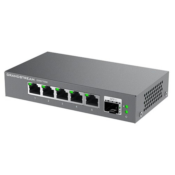 GRANDSTREAM GWN7701PA switch di rete PoE+ non gestito a 8 porte, 16 Gb/s, nero