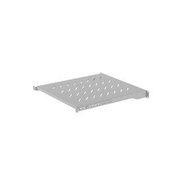 Lanberg 19" 800mm Rack-Regal (1HE/ 483 x 500 mm, Tragkraft bis 25 kg, 4-Punkt-Montage)