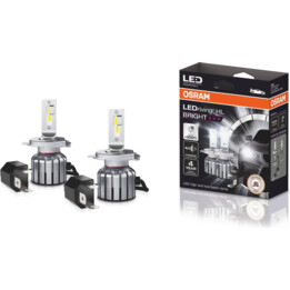 LED bulb (Set of 2pcs) H19/H4 12V 15W P43T/PU43t-3 no road homologation LEDriving HL BRIGHT, cold white