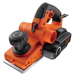 Black & Decker KW750K-QS Elektrischer Handhobel Schwarz, Orange 16000 RPM 750 W
