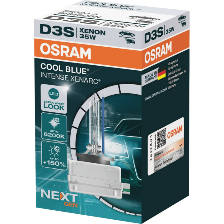 Bombilla (1 caja) D3S 42V 35W PK32D-5 Azul frío intenso NextGen 6200K