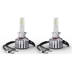 LED bulb (Set of 2pcs.) H1 12V 16W P14,5S no road homologation NIGHT BREAKER LED, cold white 6000K
