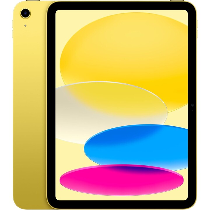 Apple iPad 11 2025 WiFi, 256 Go, 11e génération, puce A16, appareil photo 12MP, jaune