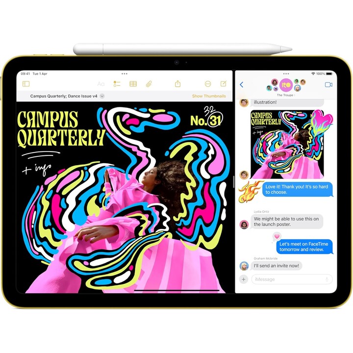 Apple iPad 11 2025 WiFi, 512 GB, 11a generazione, chip A16, fotocamera da 12 MP, rosa