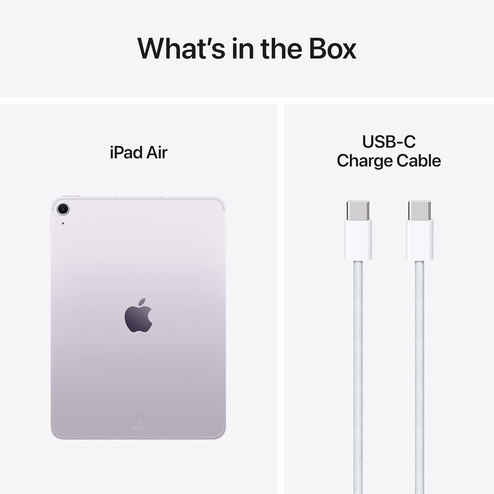 Apple iPad Air 11 2025 WiFi Cellular, 512GB, 7th Gen, chip M3, cámara de 12 mp, púrpura