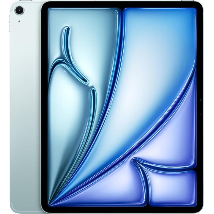Apple iPad Air 13 2025 WiFi Cellular, 128GB, 7a Gen, chip M3, fotocamera da 12 MP, blu