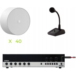 Wall-mounted speaker AUDAC NELO706VI/W, 6.5 inches white
