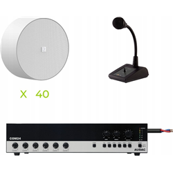 Altavoz montado en la pared Audac Nelo706Vi/W, 6.5 pulgadas de blanco