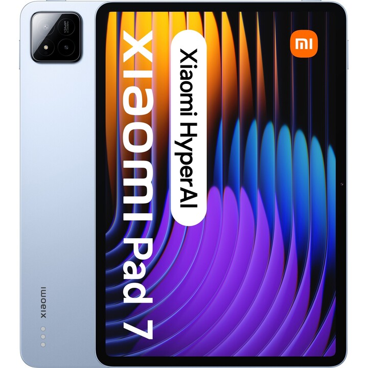 Xiaomi Pad 7, 8+256 GB, Wi -Fi, tela de 11,2 polegadas, bateria de 8850 mAh, carregamento de 45w, hiper ai, azul