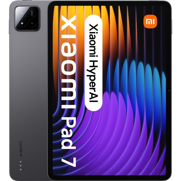 Xiaomi Pad 7, 8+256 GB, WiFi, display da 11,2 pollici, batteria da 8850 mAh, carica 45 W, hyper AI, grigio