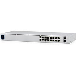 Switch Gestionable Ubiquiti USW-16-POE 16 Puertos/ RJ-45 Gigabit 10/100/1000 / SFP/ PoE