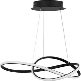 Iluminação de teto LED preta Activejet AJE-MEGAN 35 W